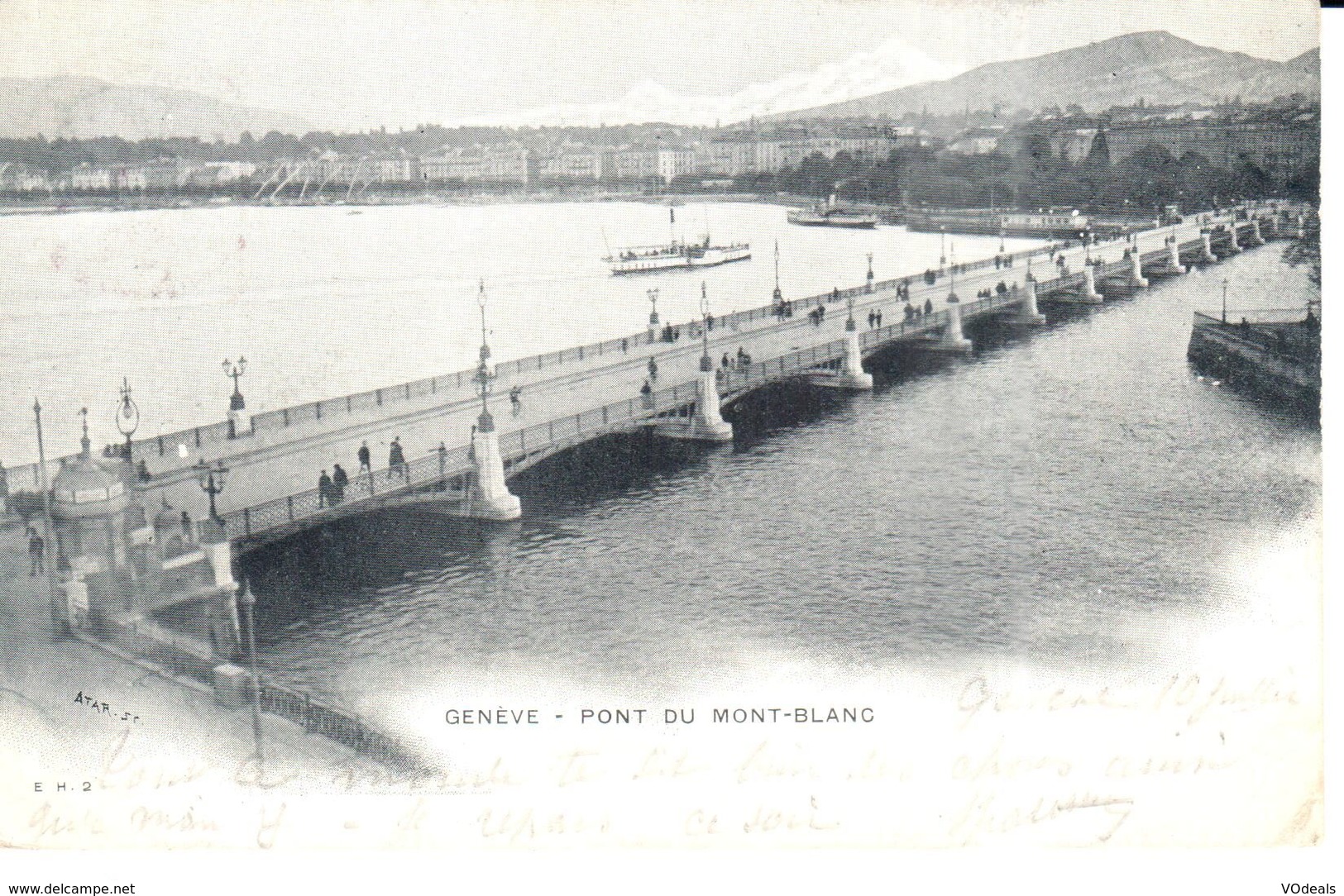 GE - Genève - CPA - Pont Du Mont-Blanc - Genève