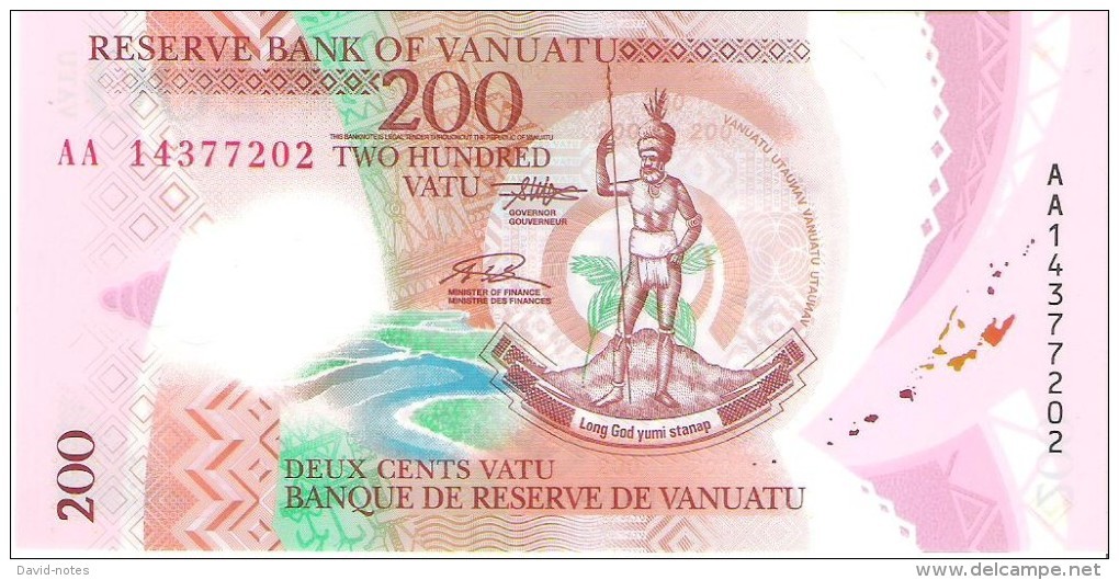 Vanuatu - Pick 14 - 200 Vatu 2014 - Unc - Vanuatu