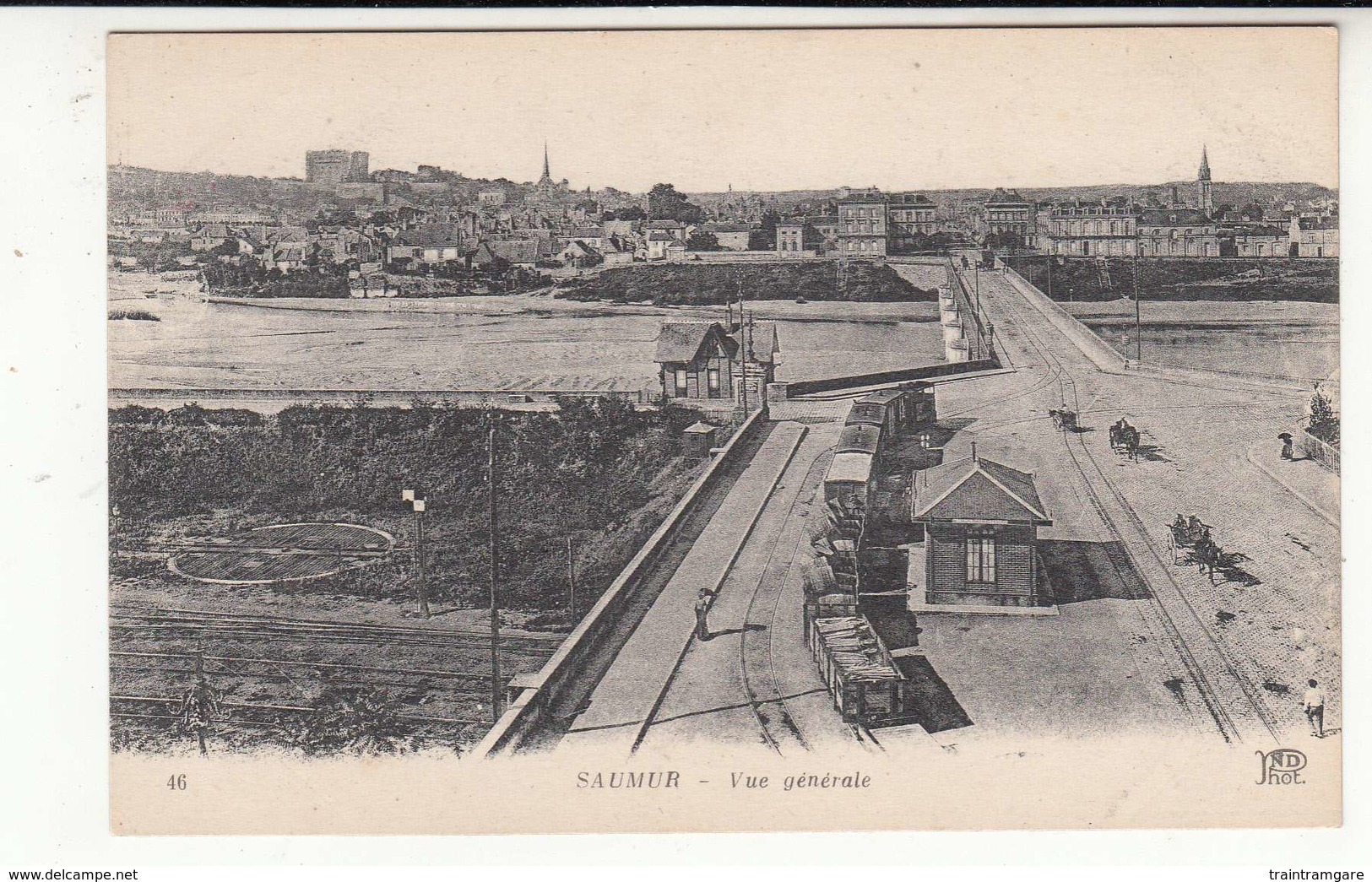 49 - Saumur - Vue Generale - Chemin-de-fer - Tramway - Saumur