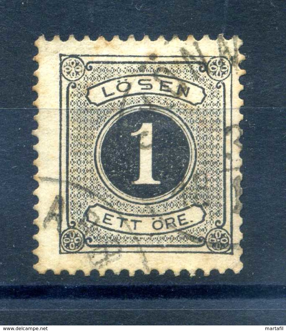 1874-91 SVEZIA SERVIZIO N.1 D.13 USATO - Service