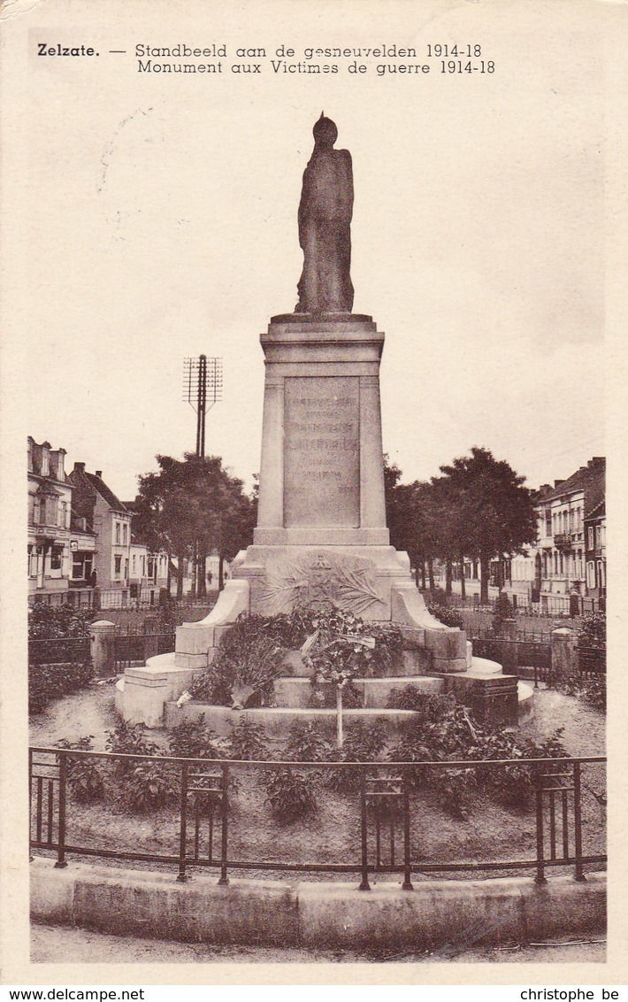 Zelzate, Standbeeld Aan De Gesneuvelden 1914-18 (pk45729) - Zelzate