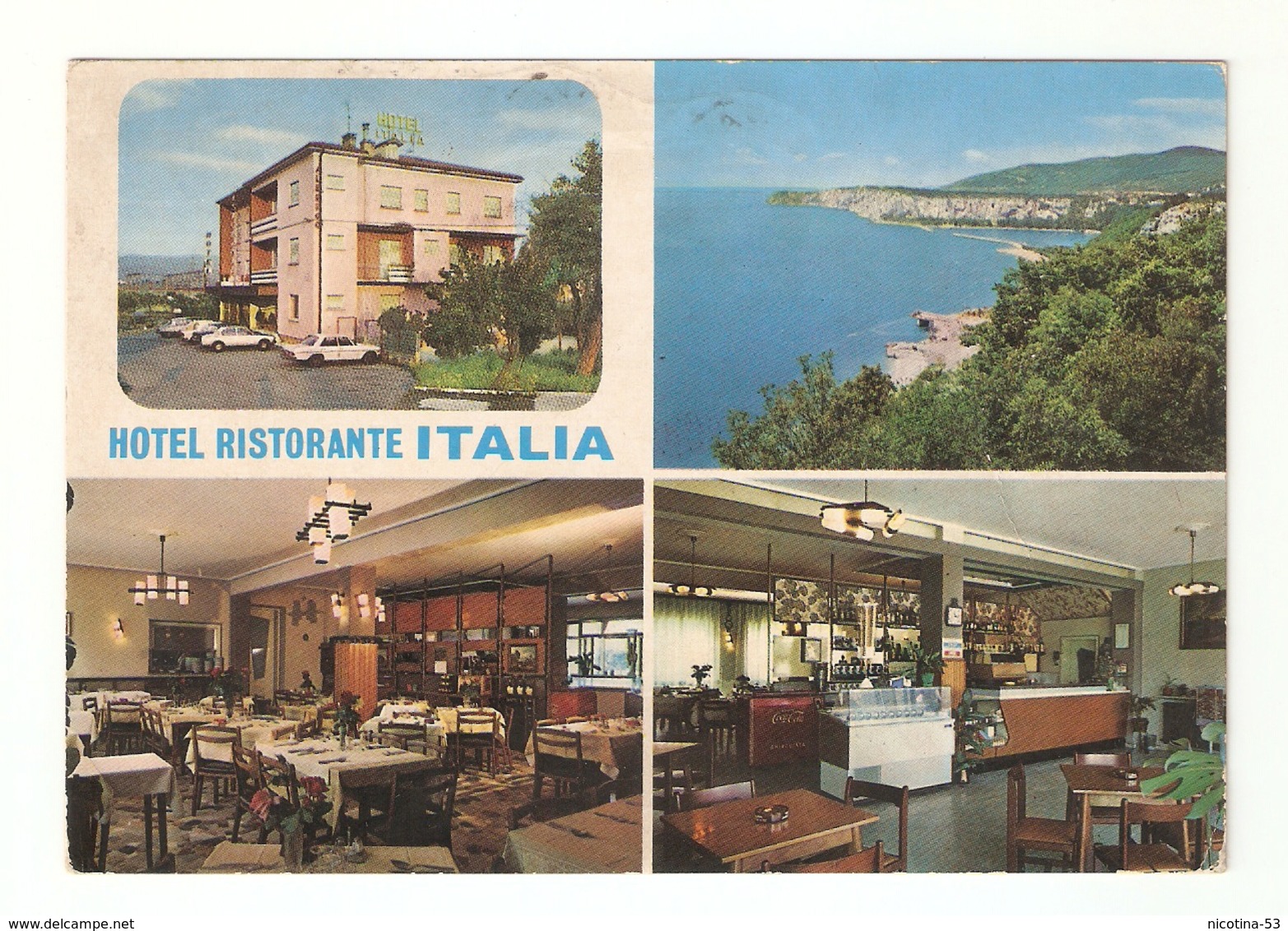 CT--02474-- ALBERGO RISTORANTE "ITALIA" - MONFALCONE-MACCHINA DA CAFFE - Alberghi & Ristoranti