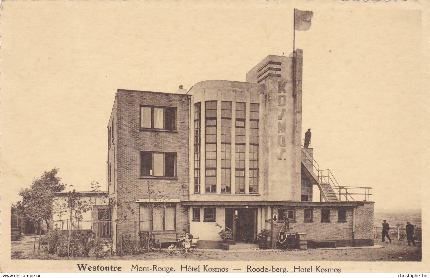 Westouter, Roode Berg, Hotel Kosmos (pk45761) - Heuvelland