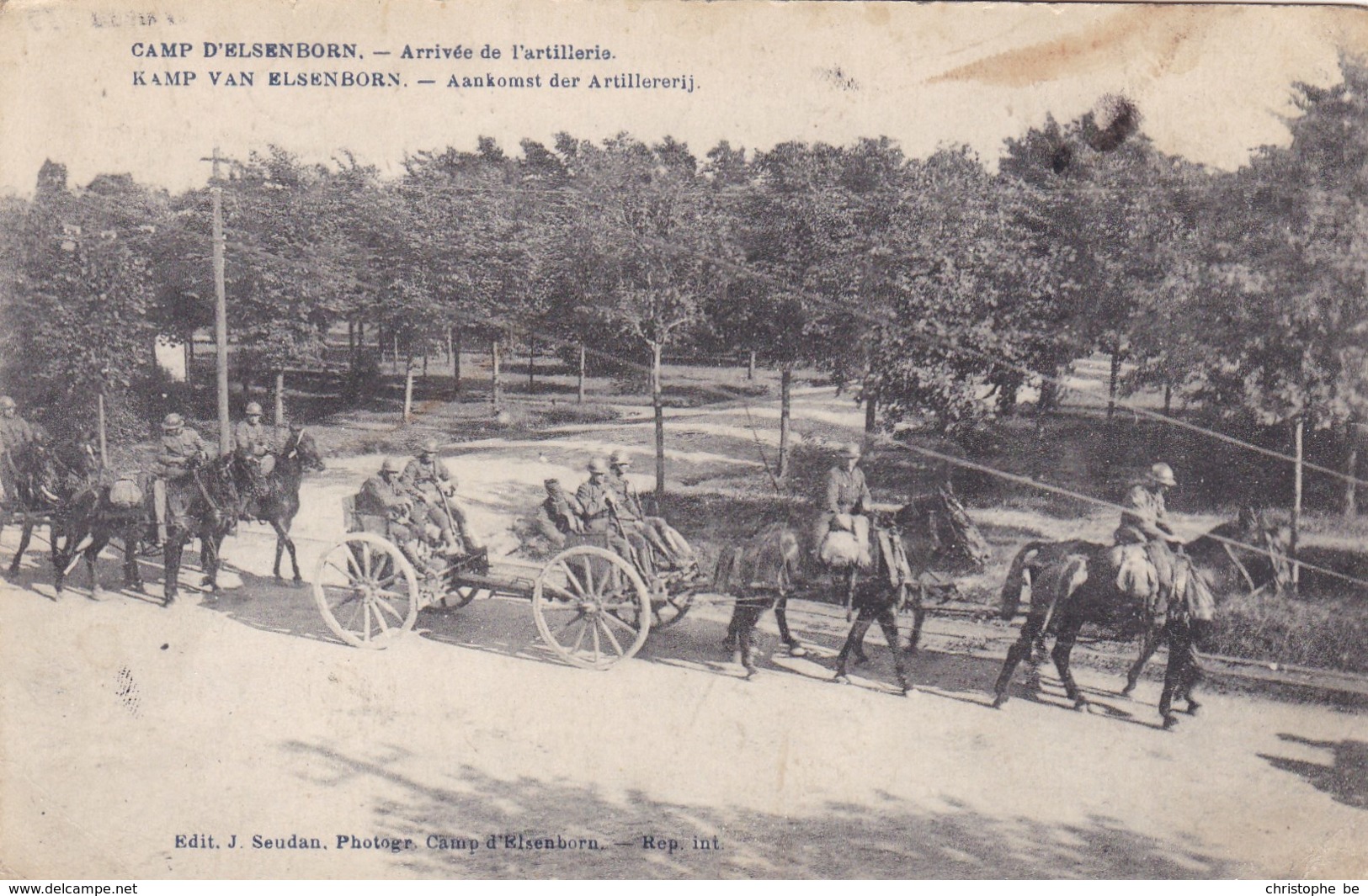 Kamp Van Elsenborn, Aankomst Der Artillerie (pk45773) - Elsenborn (camp)