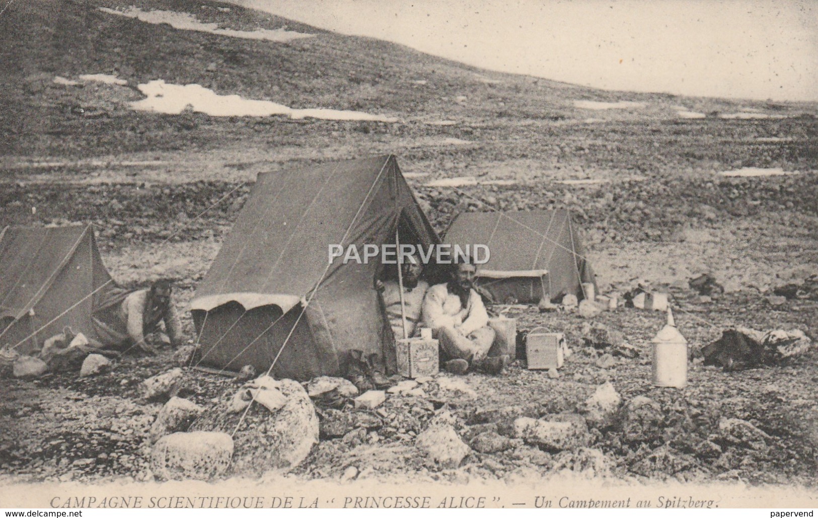 Norway  SPITZBERGEN  Un Campement Princess Alice Expedition    Ny139 - Norvège