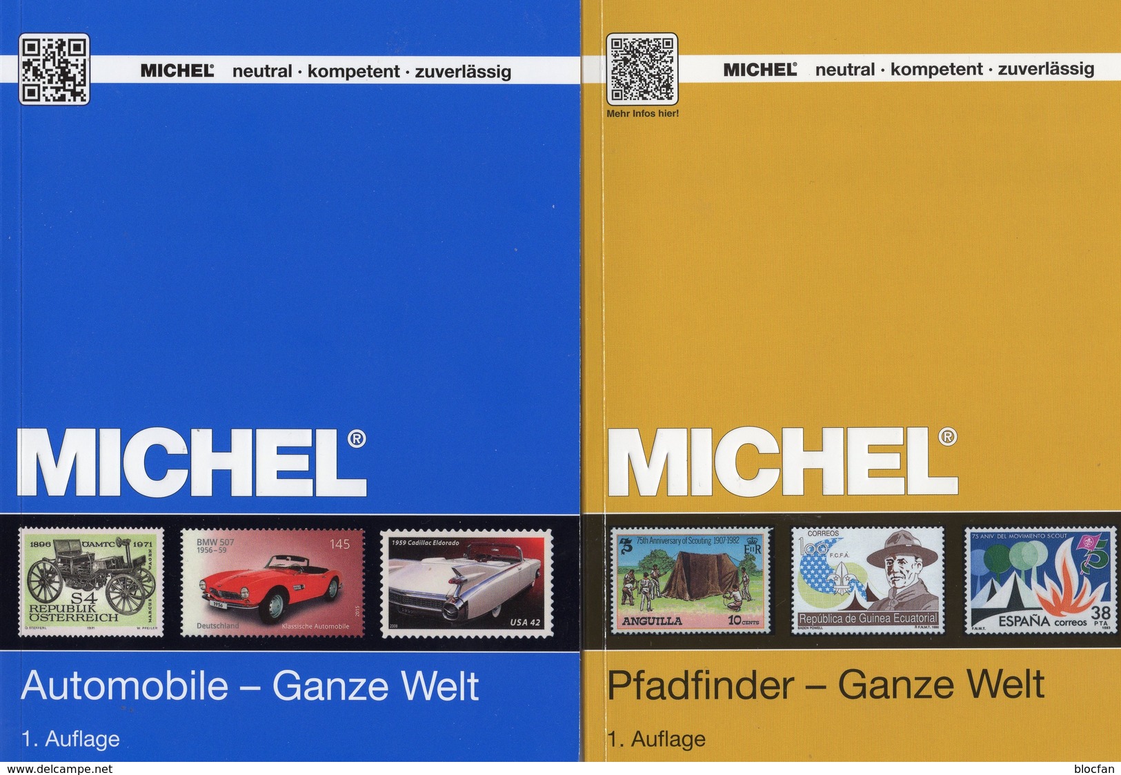Motiv-Katalog MlCHEL Pfadfinder/Automobile 2015/2018 Neu 134€ Autos Scout/car Stamps Catalogue Topics Of The Worlds - Erstausgaben