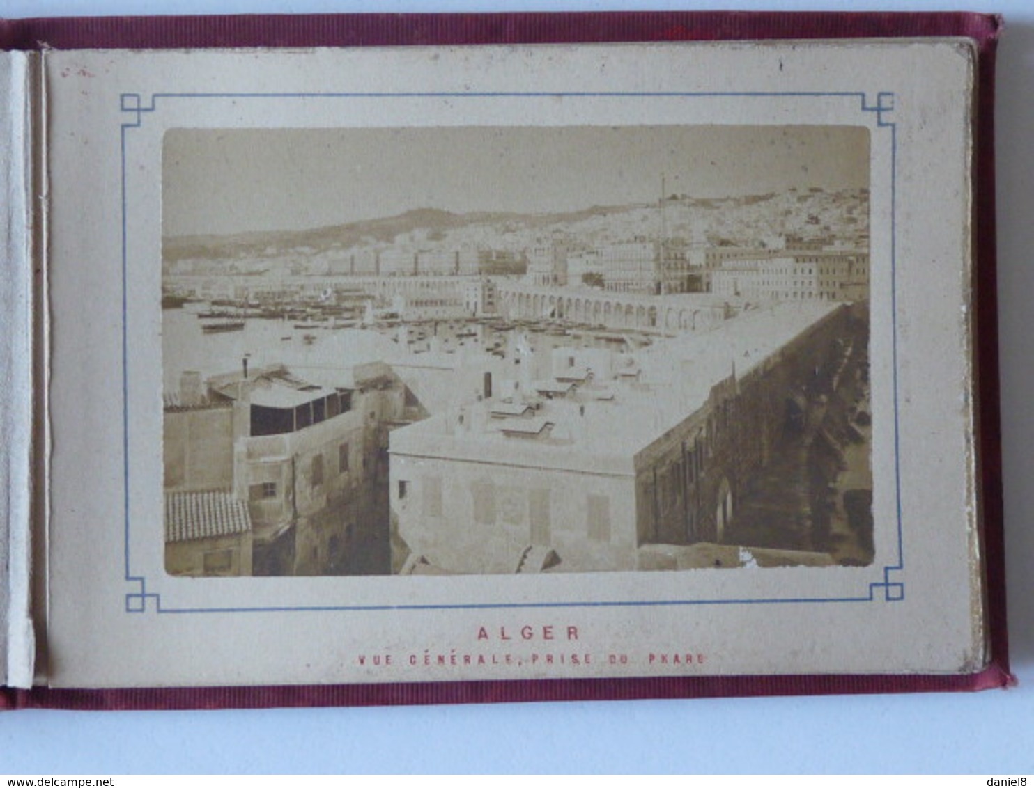 Souvenir D'Alger RARISSIME  Carnet .de 12 Photos Anciennes J. GEISER Photographe Rue BAB -AZOUN 7 13 Scans - Alger