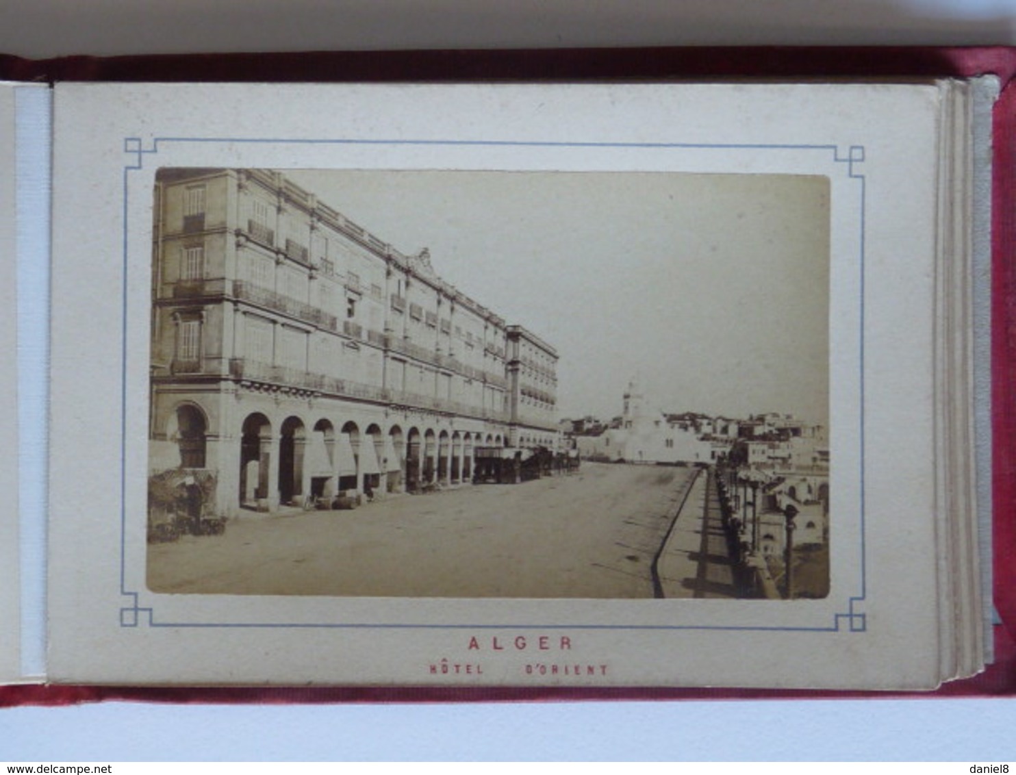 Souvenir D'Alger RARISSIME  Carnet .de 12 Photos Anciennes J. GEISER Photographe Rue BAB -AZOUN 7 13 Scans - Alger