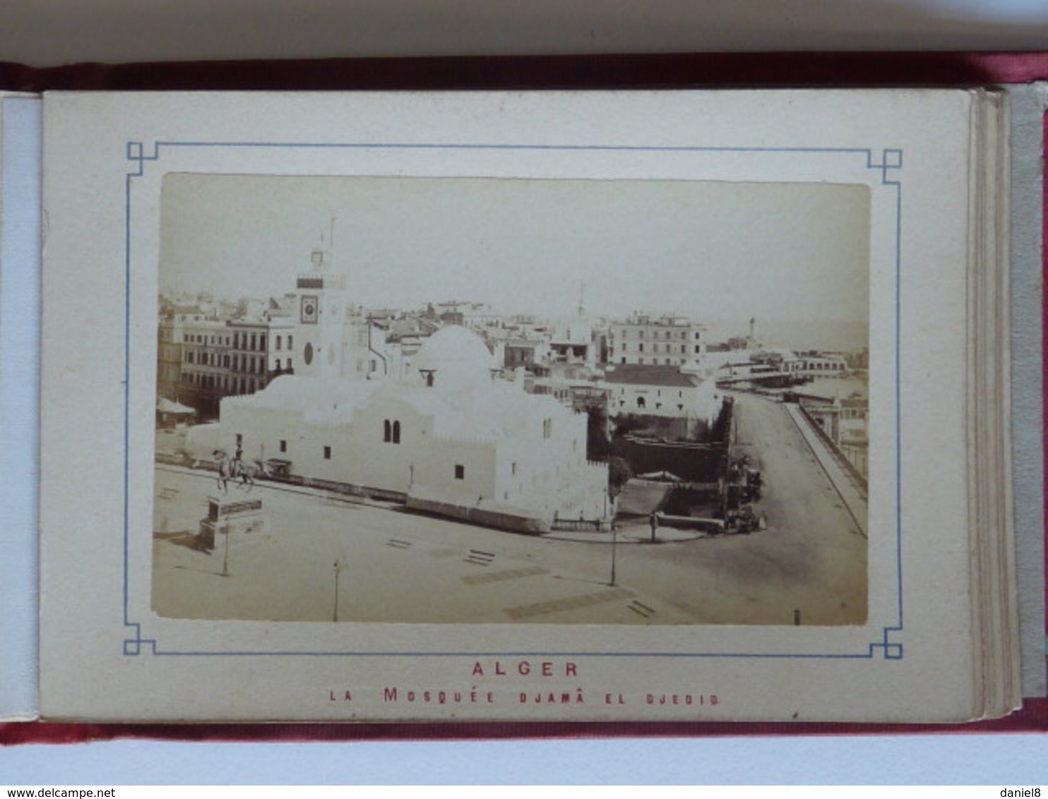 Souvenir D'Alger RARISSIME  Carnet .de 12 Photos Anciennes J. GEISER Photographe Rue BAB -AZOUN 7 13 Scans - Alger