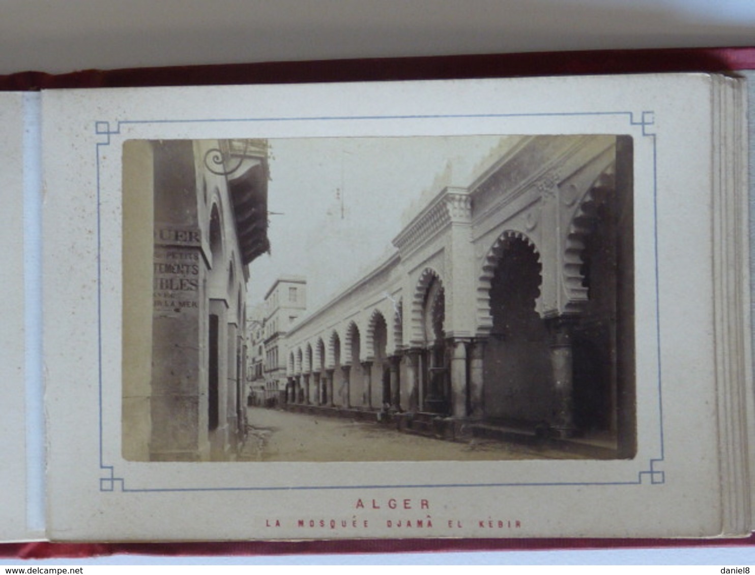 Souvenir d'Alger RARISSIME  carnet .de 12 photos anciennes J. GEISER Photographe rue BAB -AZOUN 7 13 Scans