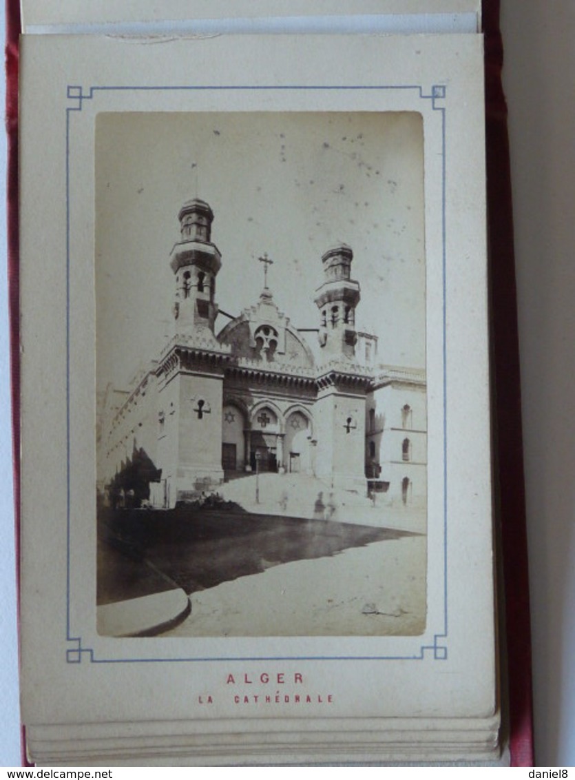 Souvenir d'Alger RARISSIME  carnet .de 12 photos anciennes J. GEISER Photographe rue BAB -AZOUN 7 13 Scans