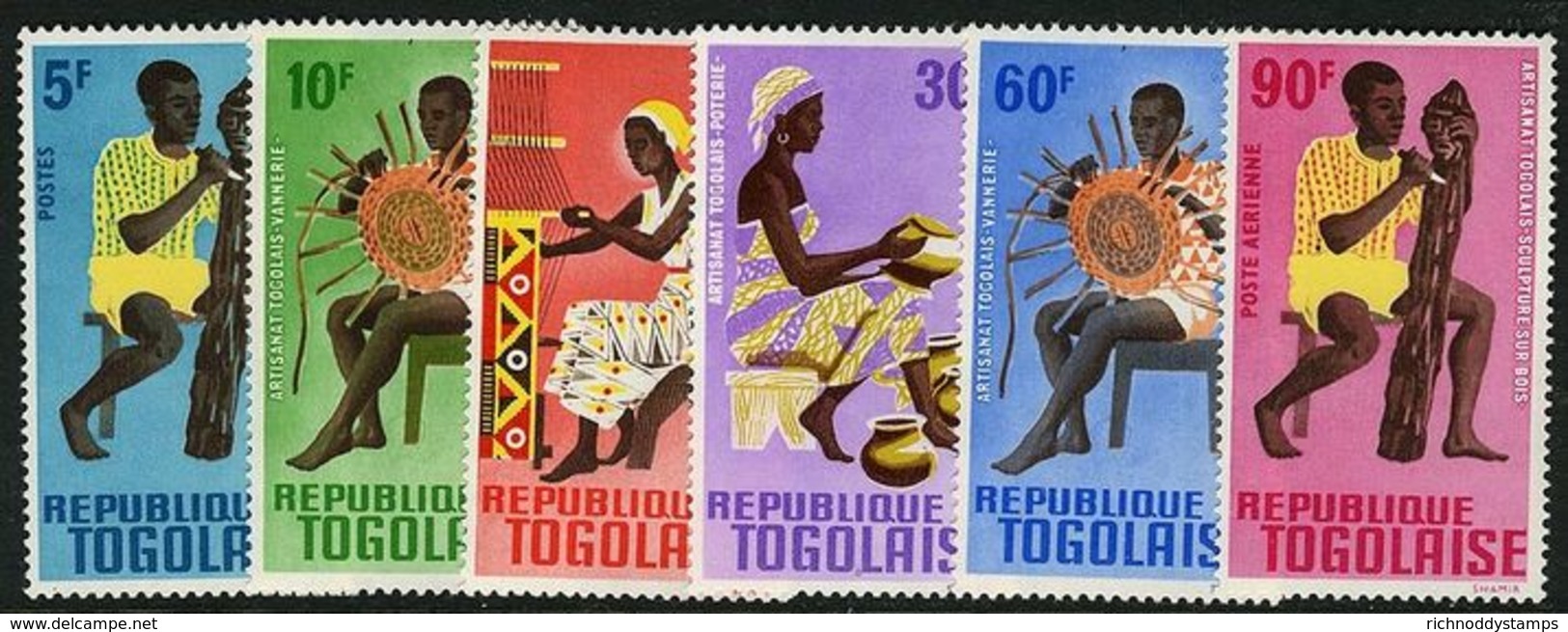 Togo 1966 Costumes And Dance Set Unmounted Mint. - Togo (1960-...)