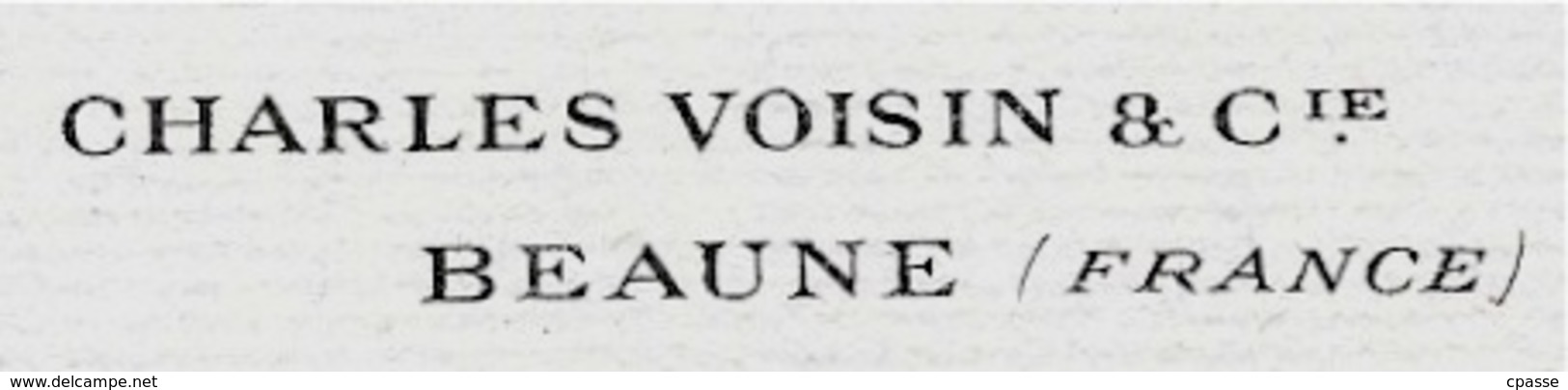 Rare Etiquette De VIN De Bourgogne - MEURSAULT - CHARLES VOISIN & Cie à 21 Beaune ** Wine - Bourgogne