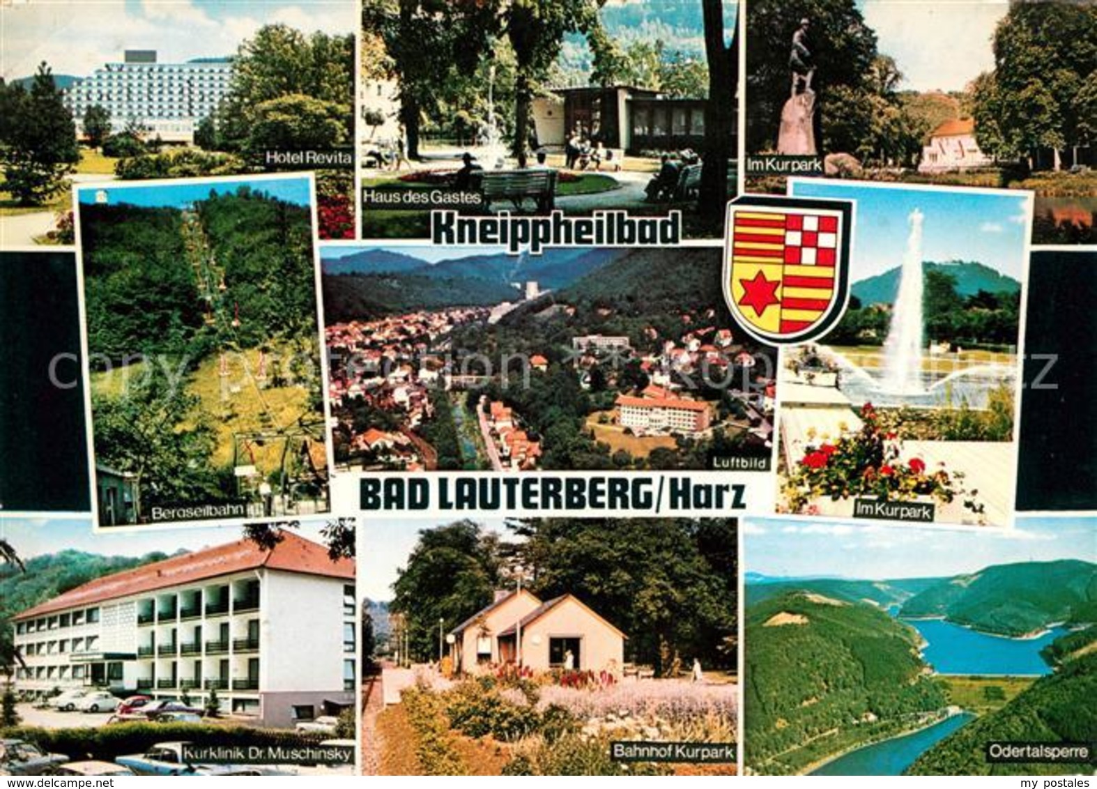 73148414 Bad Lauterberg Kurhotel Haus Des Gastes Kurklinik Kurpark Fontaene Bahn - Bad Lauterberg