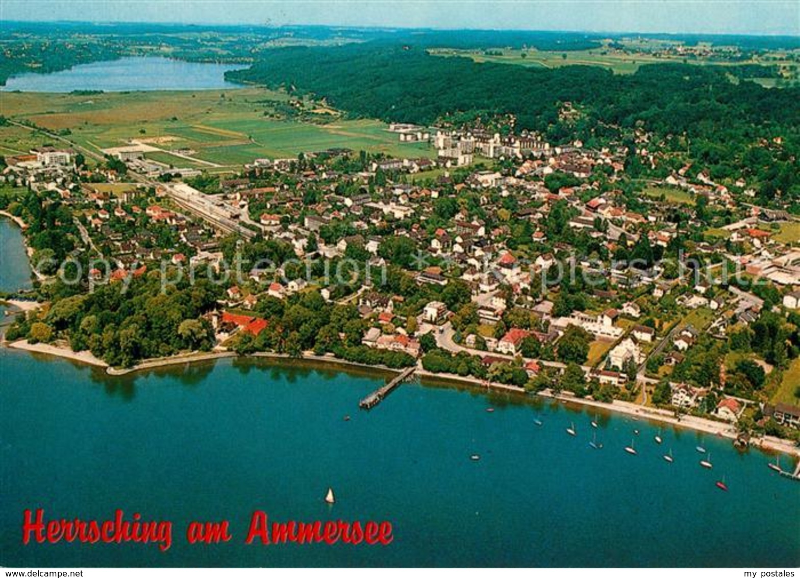 73149112 Herrsching Ammersee Fliegeraufnahme Herrsching - Herrsching