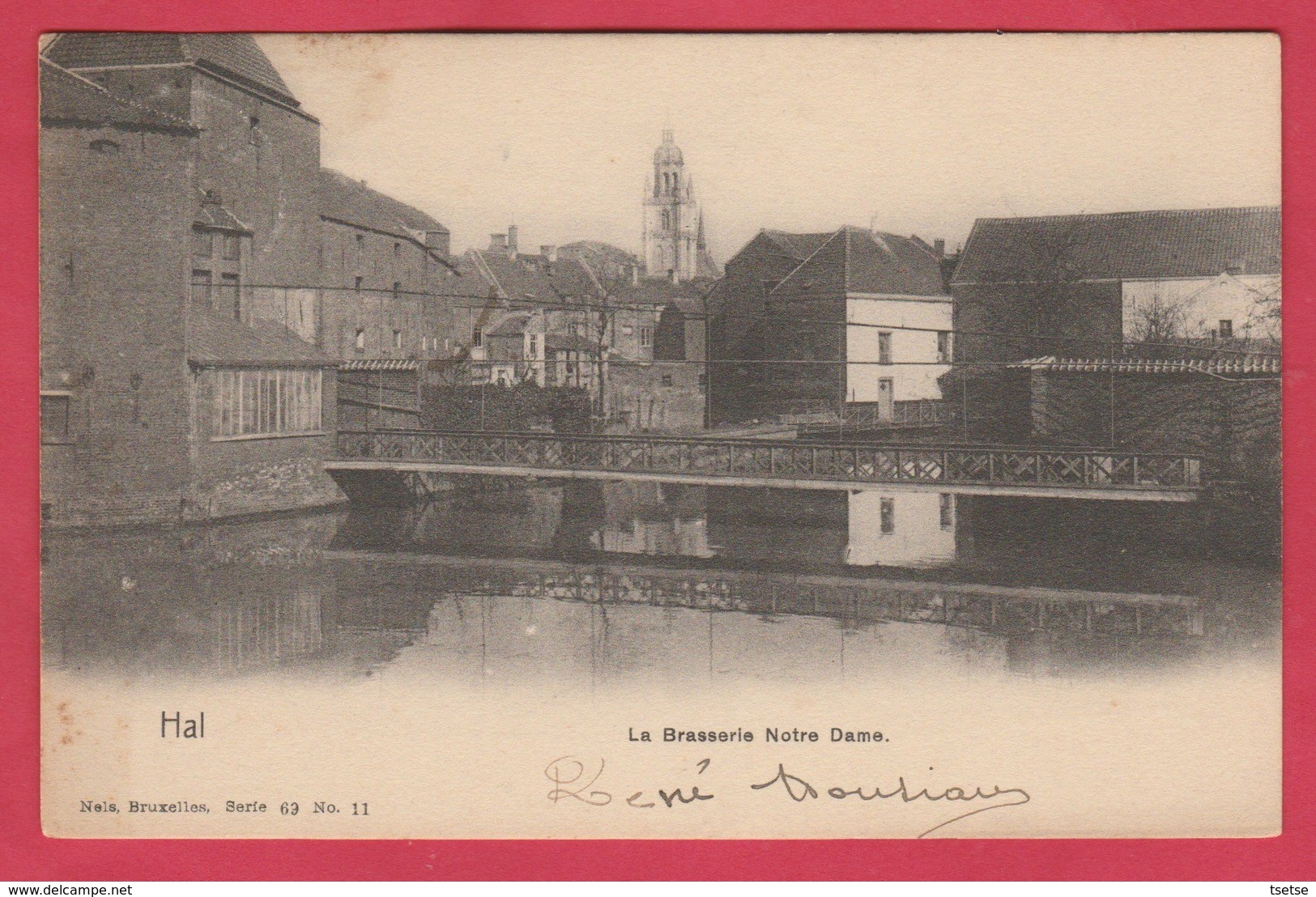 Halle / Hal - Brouwerij / Brasserie Notre-Dame - 1904 ( Verso Zien ) - Halle