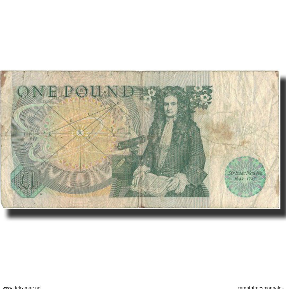 Billet, Grande-Bretagne, 1 Pound, Undated (1978-84), Undated, KM:377b, B - 1 Pond