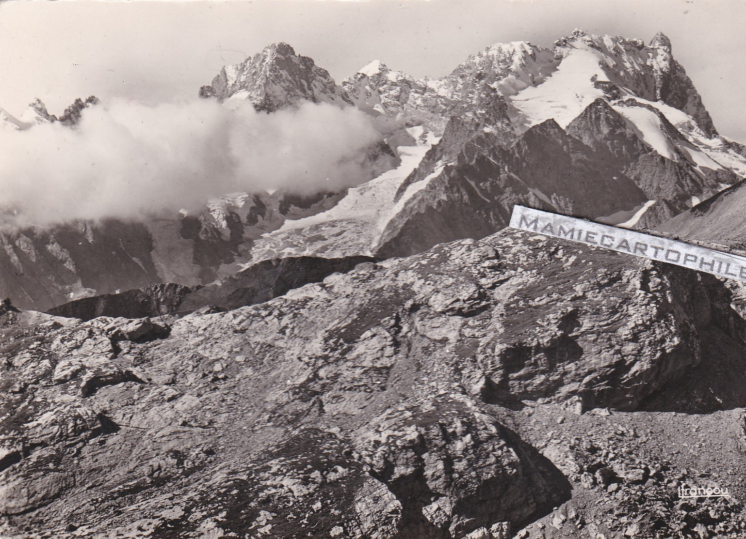 COL Du GALIBIER Et La MEIJE  - Dépt 05 - Photo Véritable - Autres & Non Classés