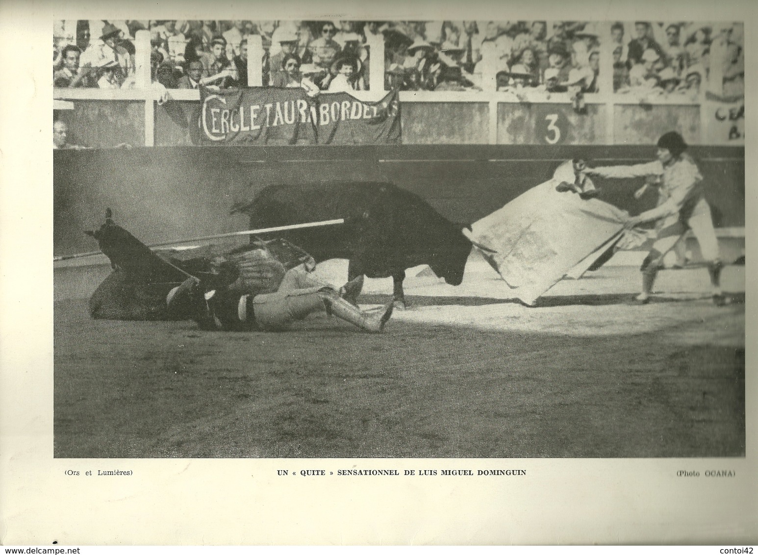 REVUE ORS ET LUMIERES 1951 TAUROMACHIE CORRIDA TAUREAUX COURSE LIBRE FERIAS TOROS MATADOR - Collections