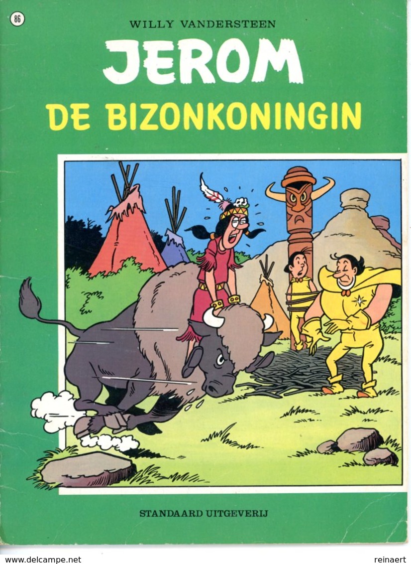 Jerom - De Bizonkoningin (1ste Druk)  1980 - Jerom