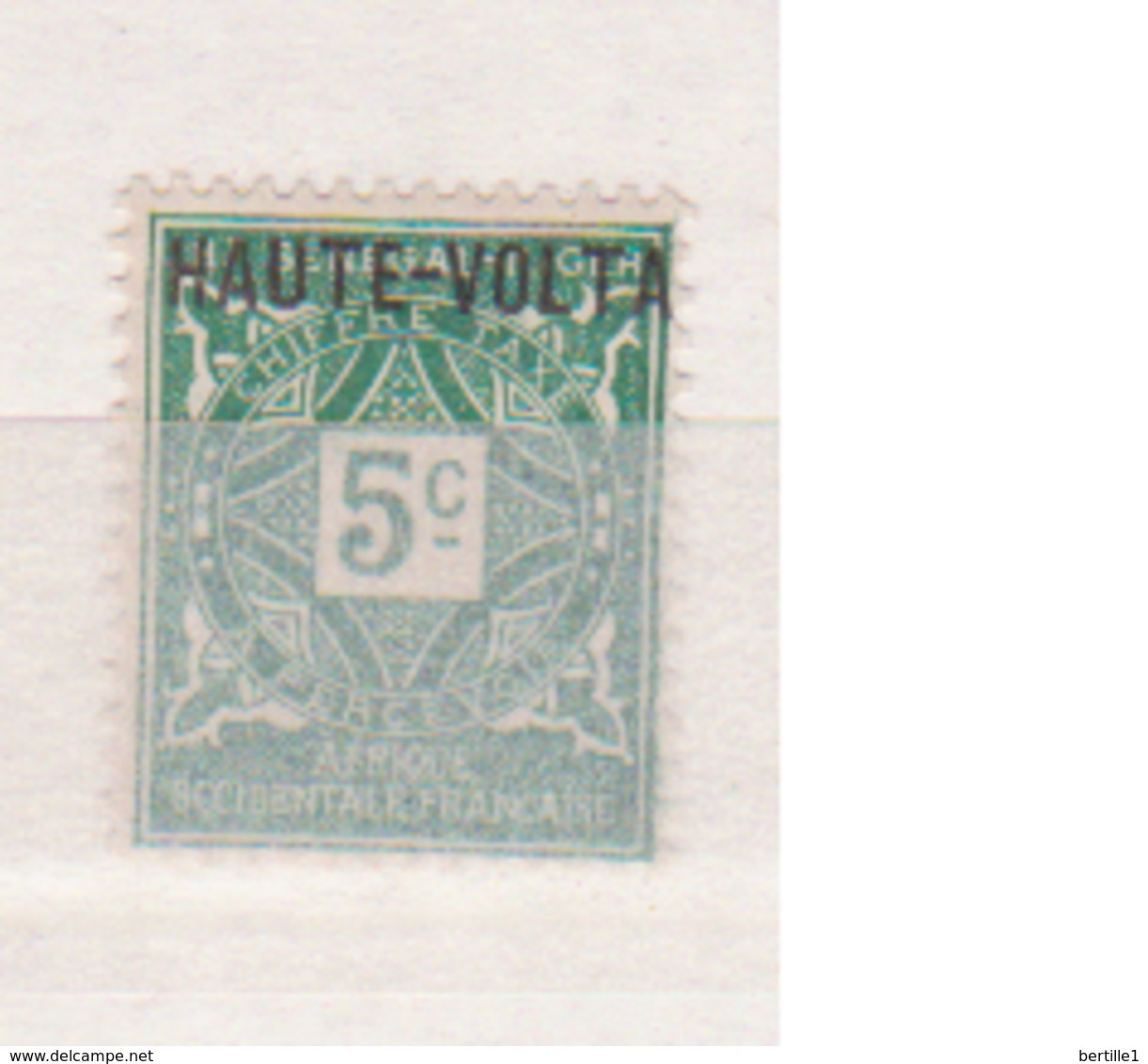 HAUTE VOLTA     N°  YVERT   TAXE 1   NEUF SANS  CHARNIERE       ( Nsch 02 ) - Timbres-taxe