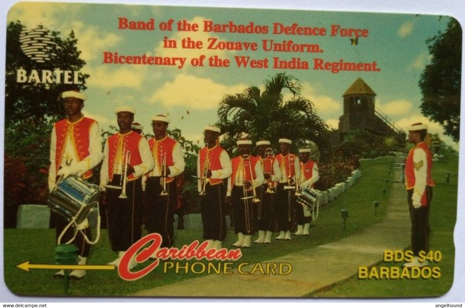 Barbadis 92CBDB B$40 " Defense Force Band " - Barbados (Barbuda)
