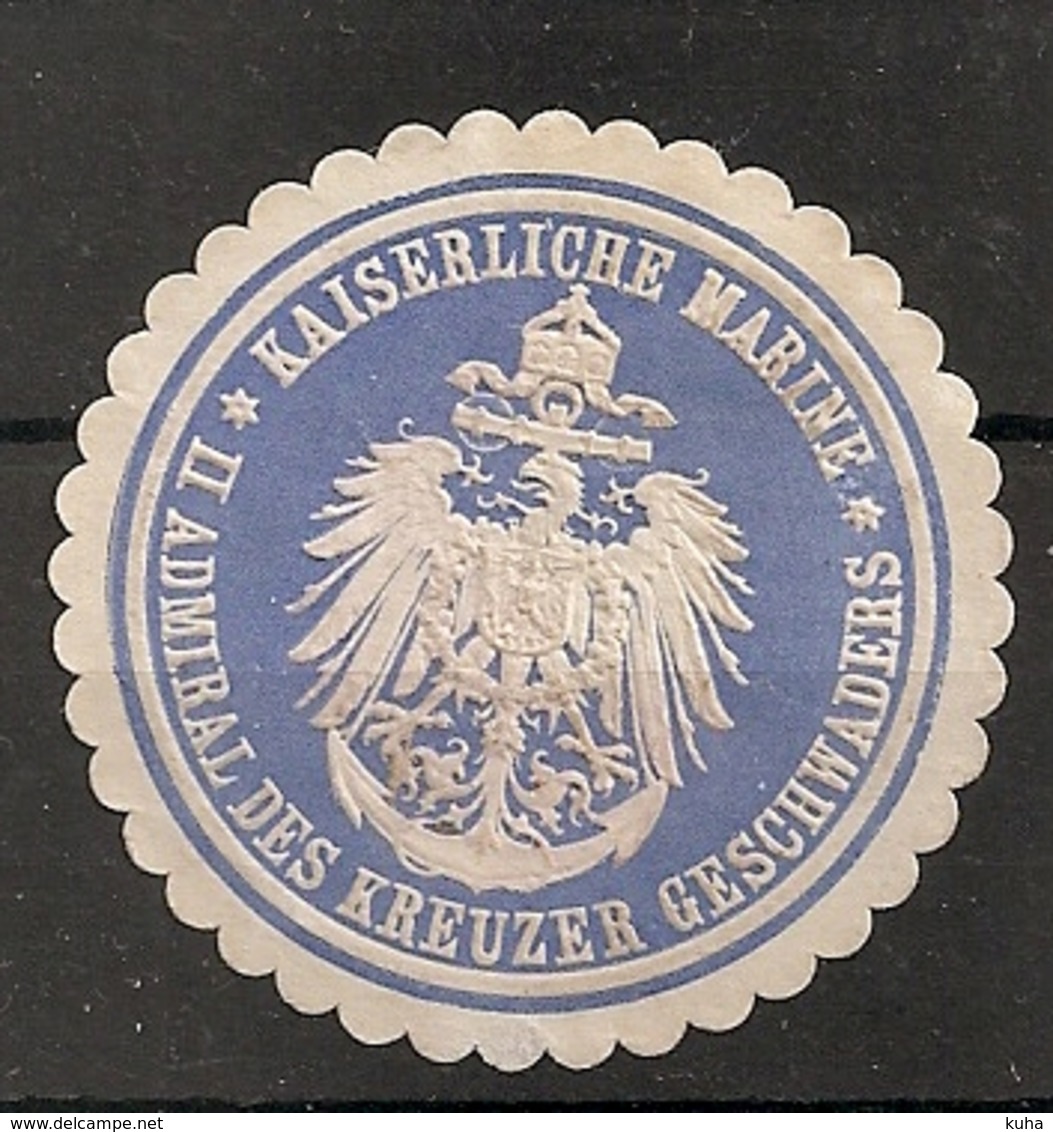 Germany Navy Ship Sticker For Envelopes Of The German Kaiser Fleet - Sonstige & Ohne Zuordnung
