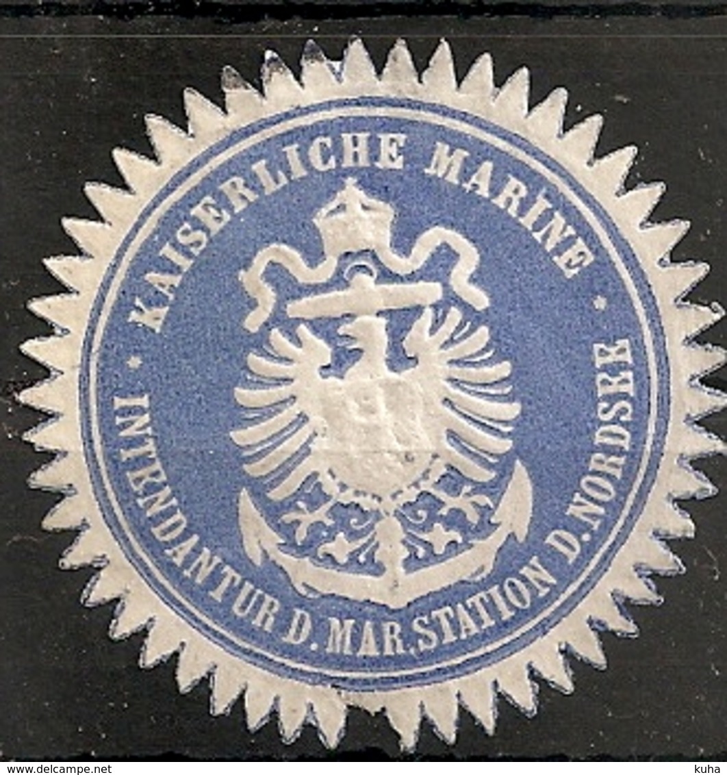 Germany Navy Ship Sticker For Envelopes Of The German Kaiser Fleet - Otros & Sin Clasificación