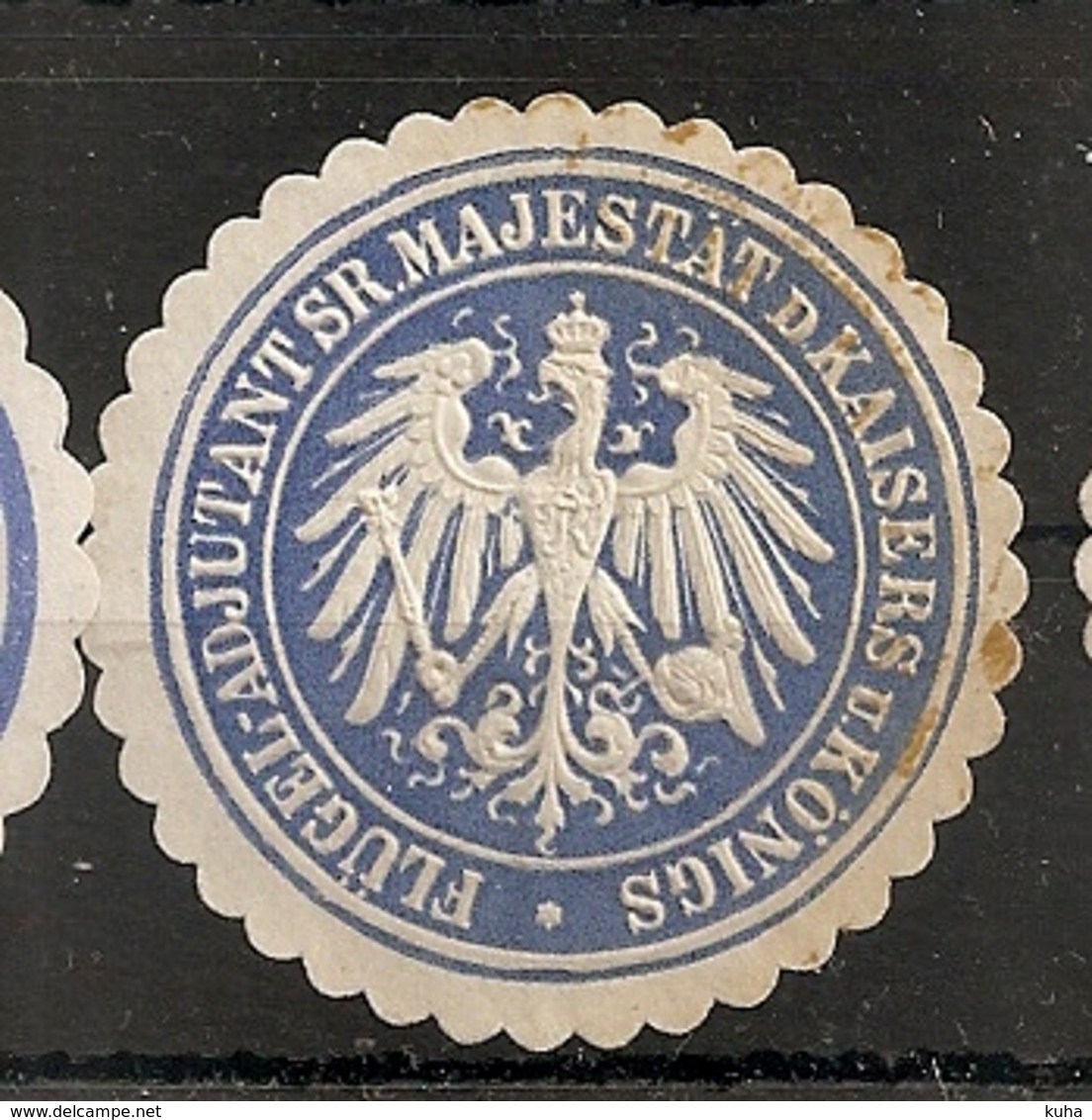 Germany Navy Ship Sticker For Envelopes Of The German Kaiser Fleet - Sonstige & Ohne Zuordnung