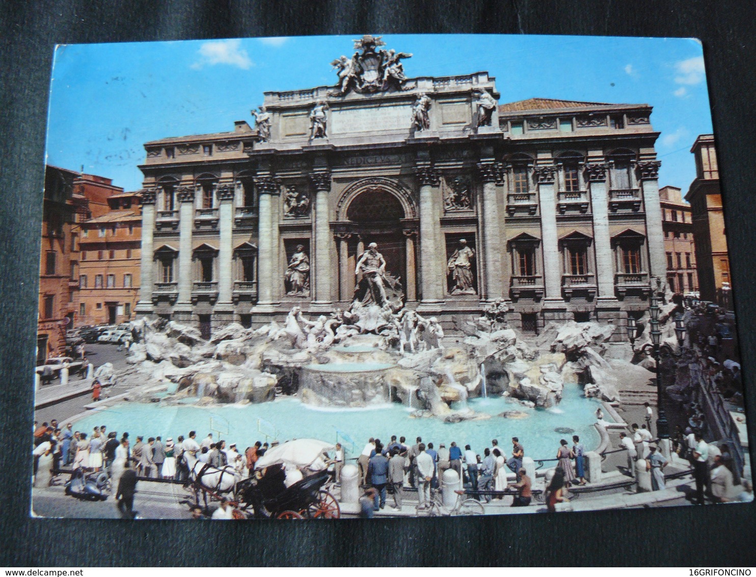 8 ANCIENT BEAUTIFULS POSTCARDS OF ROME..1959-61-63-63-63-64-64-69 ..//..8 BELLE CARTOLINE VIAGGIATE DI ROMA - Verzamelingen