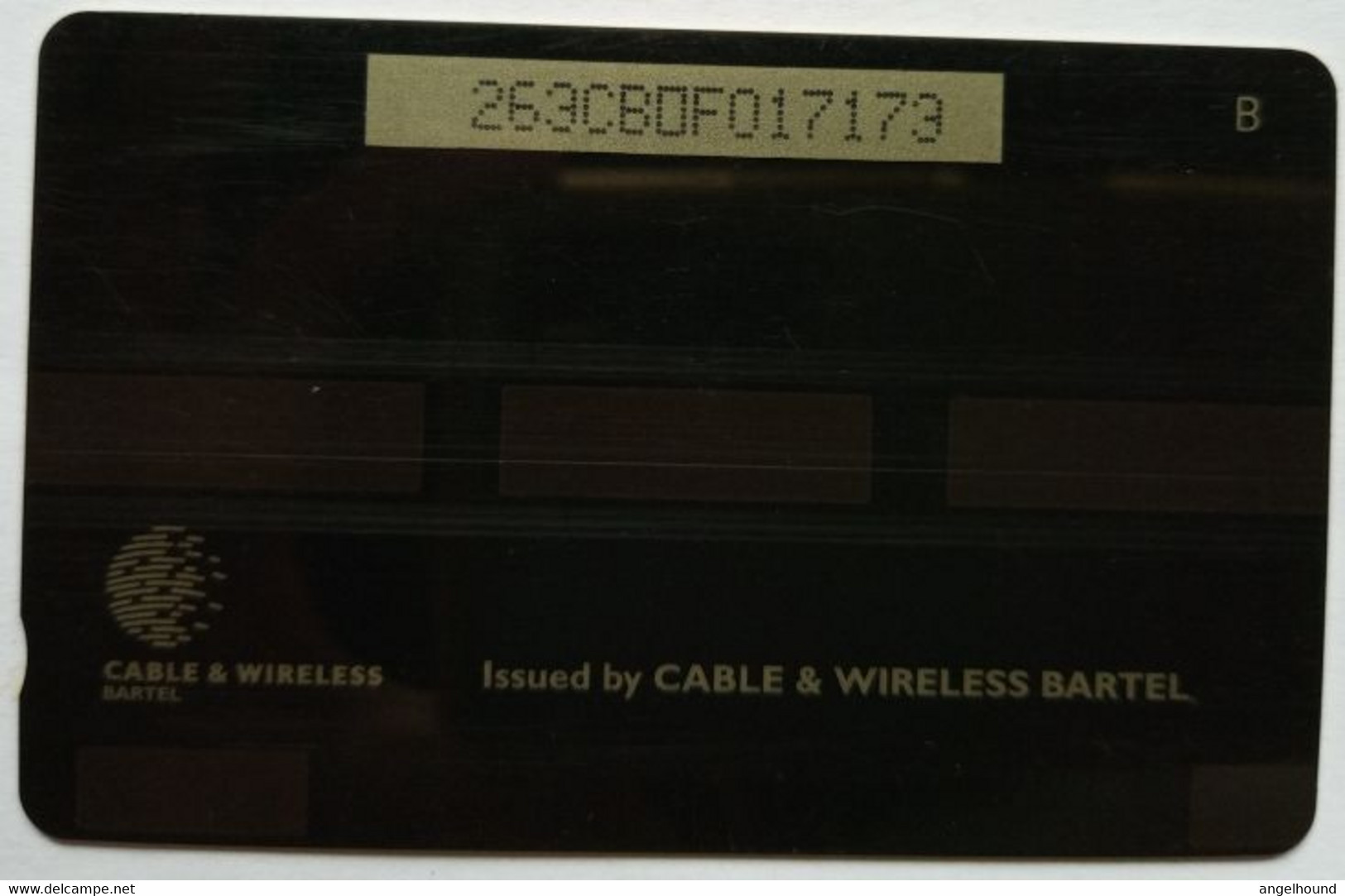 Barbados Cable And Wireless 263CBDF Gun Hill  BDS$10 " Gun Hill " - Barbados (Barbuda)