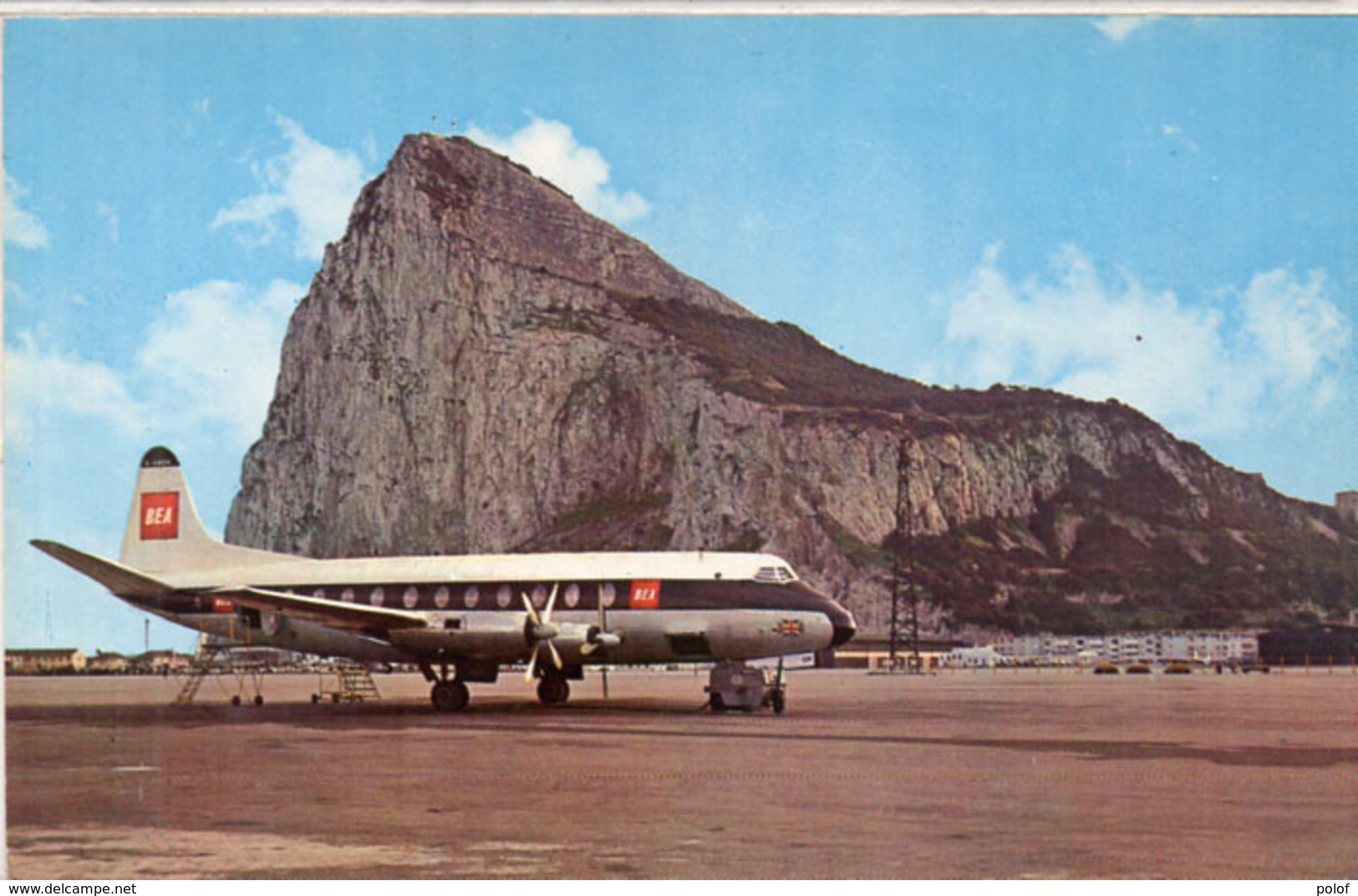 GIBRALTAR - The North Side Of The Rock As Seen From The Airport  (105610) - Gibraltar