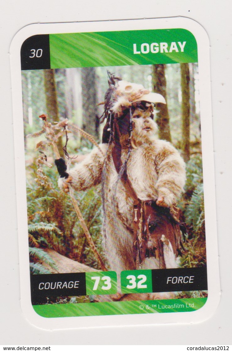 CARTE STAR WARS LECLERC   LOGRAY  30 - Star Wars