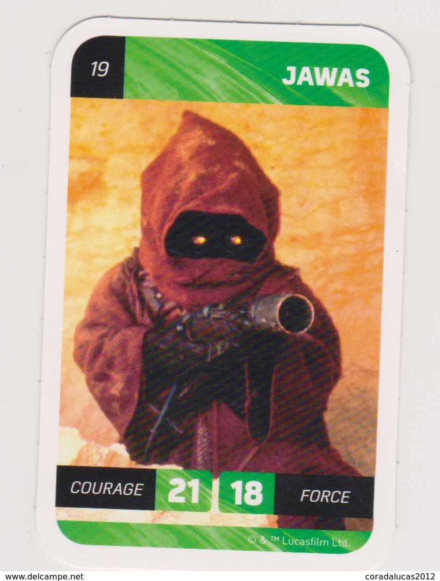 CARTE STAR WARS LECLERC  JAWAS  19 - Star Wars