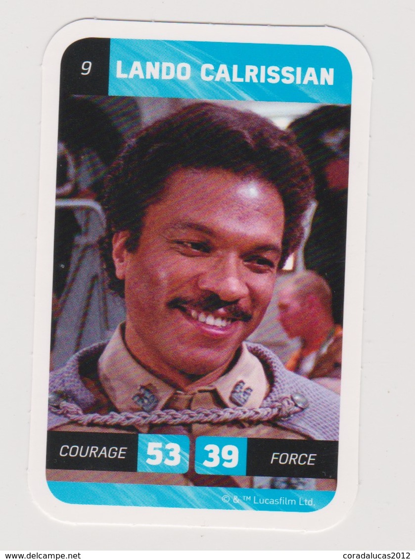 CARTE STAR WARS LECLERC  LANDO CALRISSIAN  9 - Star Wars