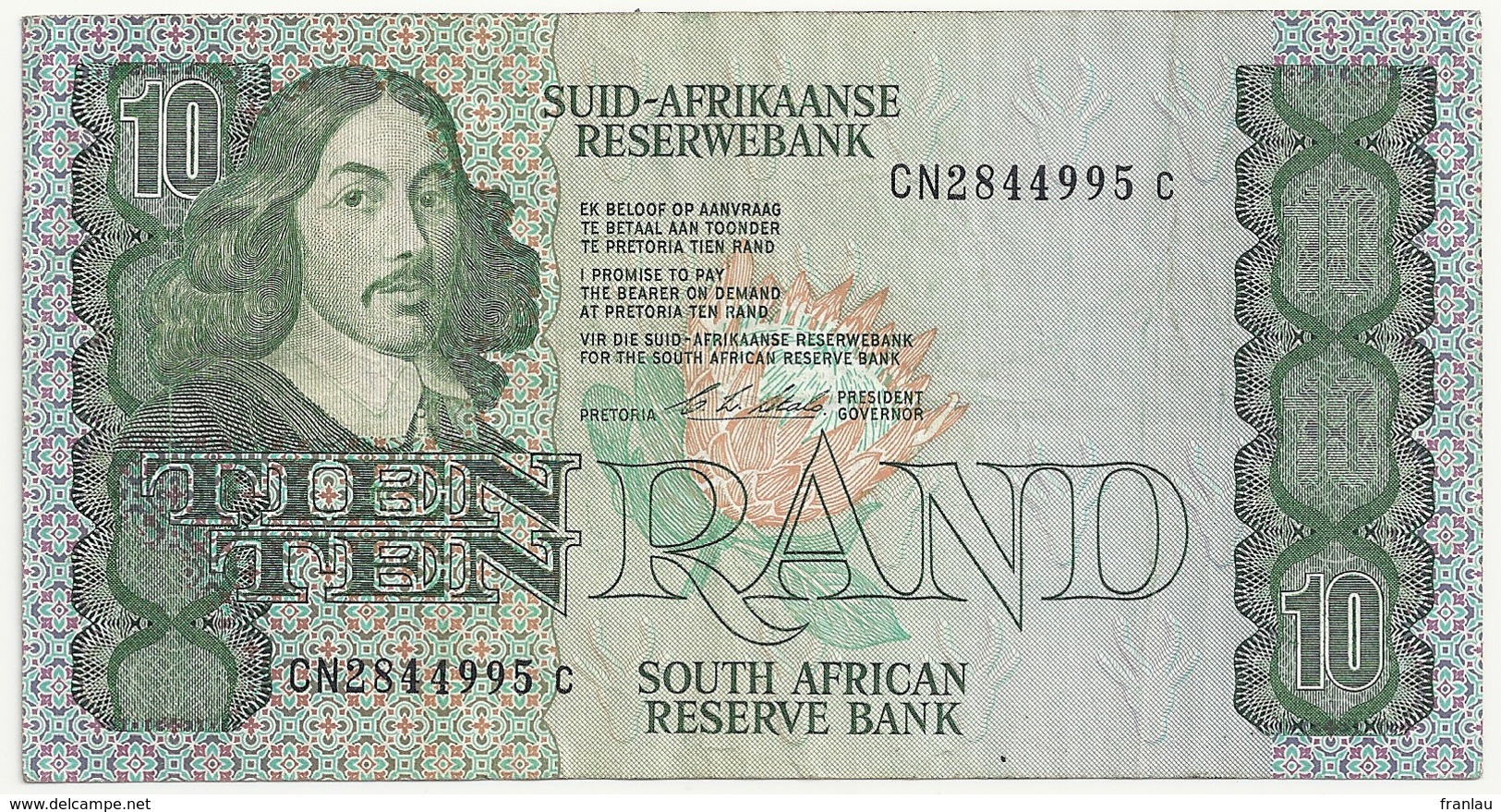 South African 10 Rand - Afrique Du Sud