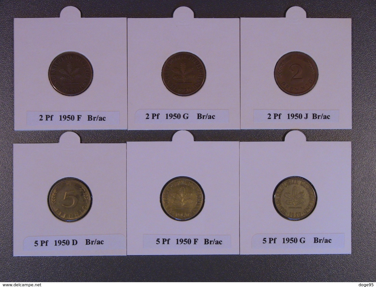 Lot AL4 : Allemagne : Beau Lot Assez Complet De 29 Pièces De 1950, 1951, 1955. - Sammlungen