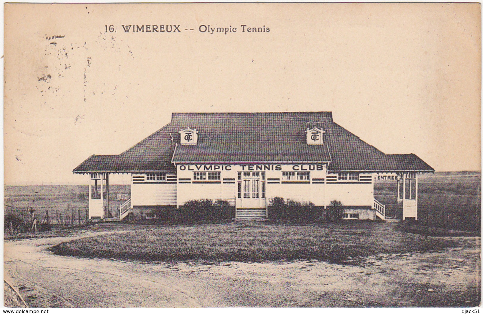 62 - WIMEREUX - Olympic Tennis Club - 1924 - Otros & Sin Clasificación