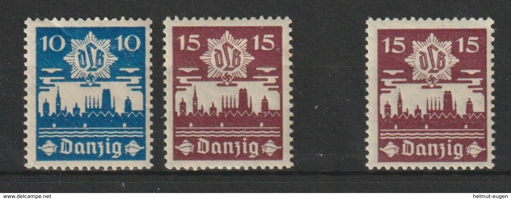 Danzig / Danziger Luftschutz (DLB) / MiNr. 267, 268 - Sonstige & Ohne Zuordnung