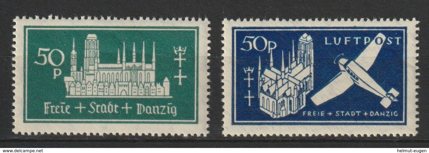 Danzig / Danziger Landespostwertzeichen-Ausstellung "DAPOSTA" / MiNr. 270, 271 - Sonstige & Ohne Zuordnung