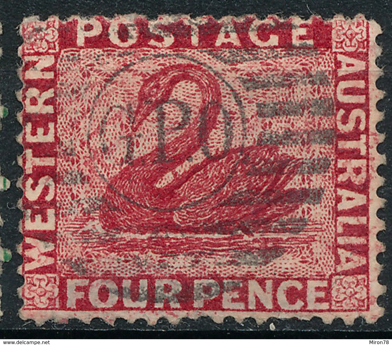 Stamp Australia 4p Used Lot5 - Used Stamps
