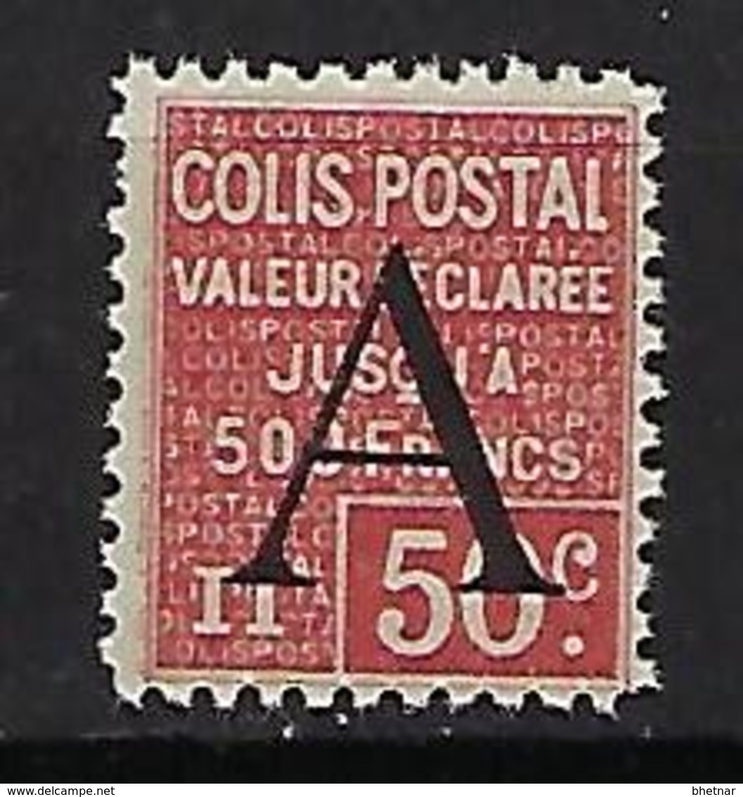 FR Colis Postaux YT 84 " Valeur Déclarée 50c. Rouge " 1928 Neuf** - Ungebraucht