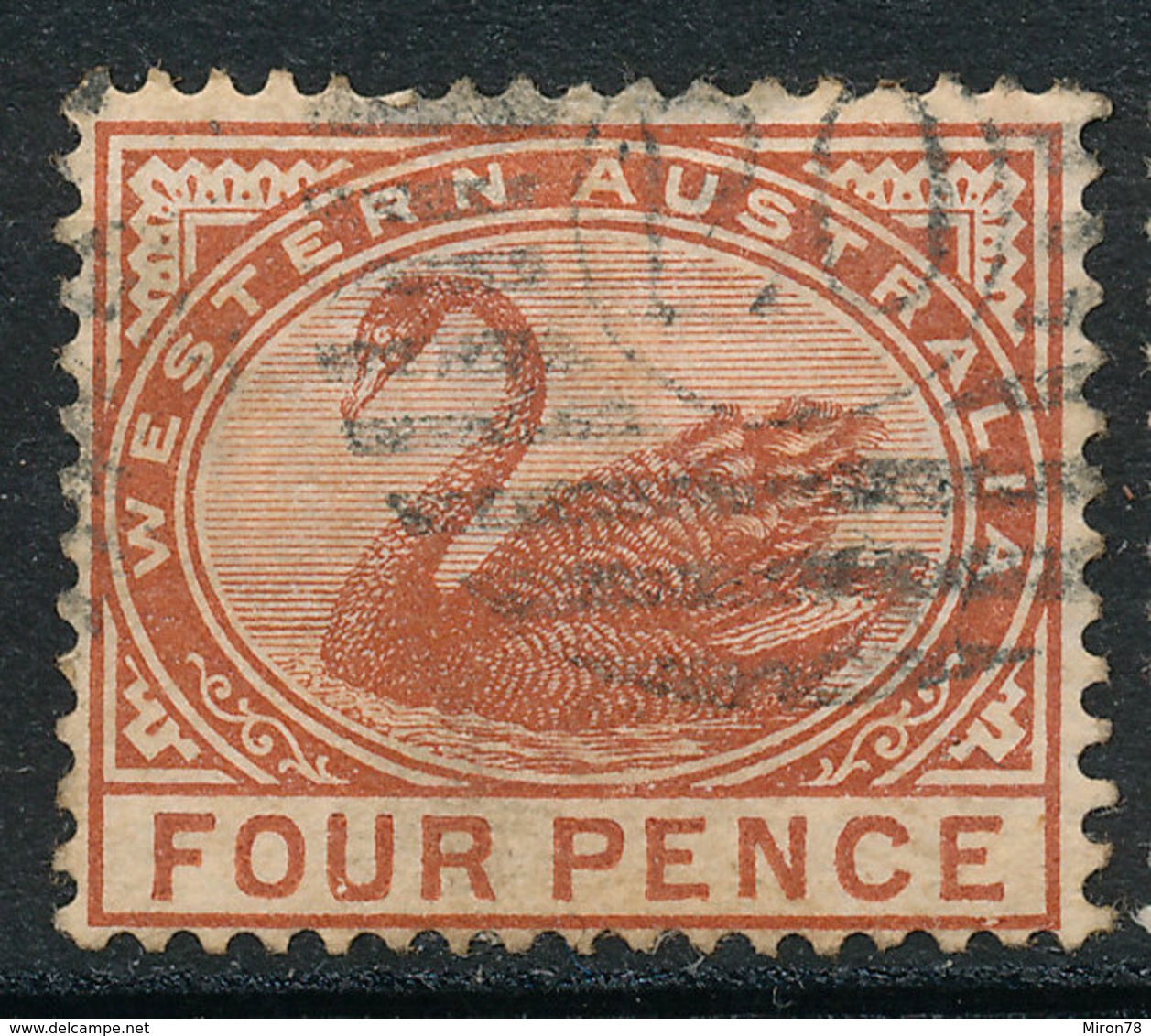 Stamp Australia 4p Used Lot68 - Gebruikt