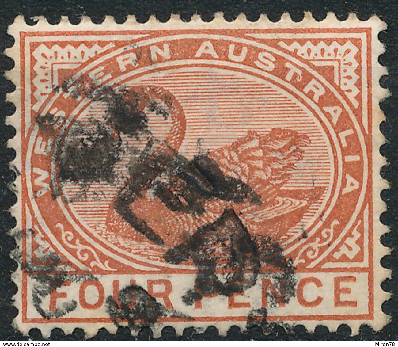 Stamp Australia 4p Used Lot70 - Used Stamps