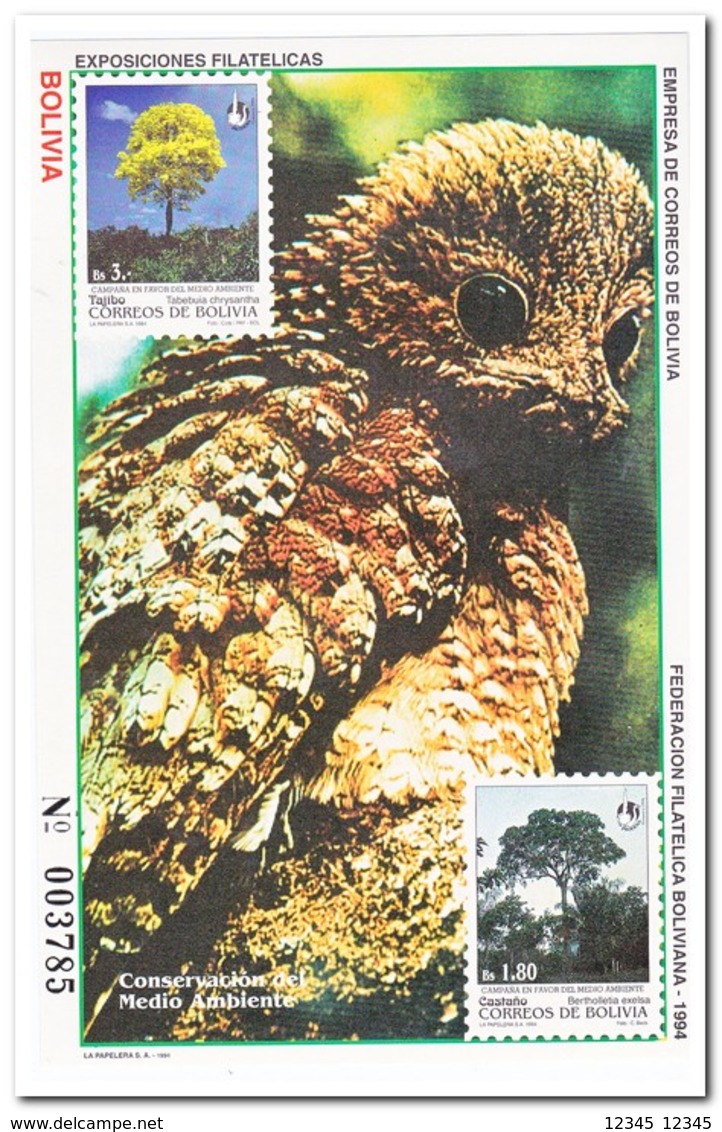 Bolivië 1994, Postfris MNH, Trees - Bolivië