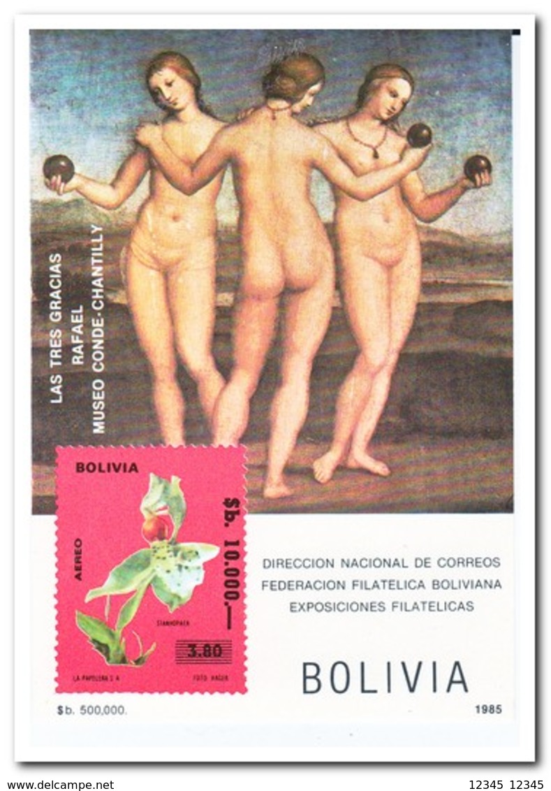 Bolivië 1985, Postfris MNH, Flowers, Orchids - Bolivië