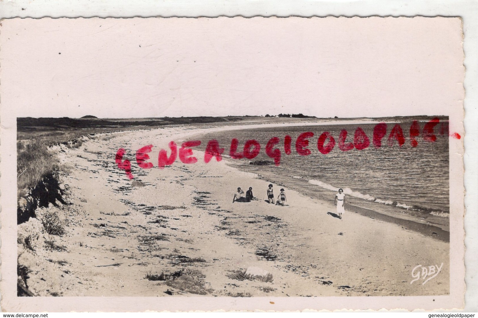 56- ARZON- PLAGE DE KERJOUANO - MORBIHAN 1952 - Arzon