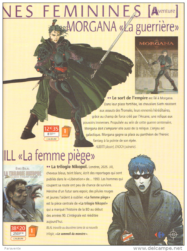 Catalogue Carrefour 2002 BILAL BOUCQ FRANCQ GIBRAT LOISEL TARDI MARGERIN THORGAL XIII . - Autres & Non Classés