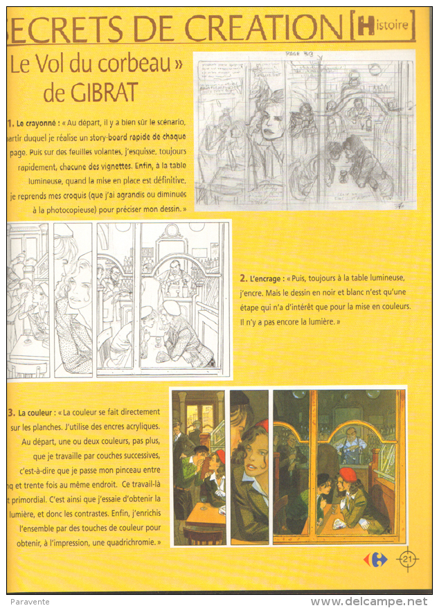 catalogue carrefour 2002 BILAL BOUCQ FRANCQ GIBRAT LOISEL TARDI MARGERIN THORGAL XIII .