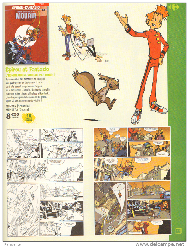 catalogue carrefour 2005 ASTERIX ,LOISEL ,GIRAUD ,TINTIN ,TARDI ,MARGERIN  ,Â…INRI ,MARINI. LEO ,BOULE ET BILL , SPIROU